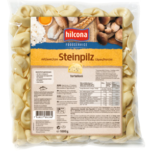 Hilcona Tortelloni Ricotta Steinpilz, 1 kg Hilcona Tortelloni Ricotta Steinpilz, 1 kg