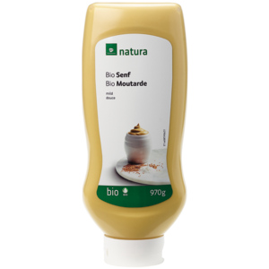 Natura Bio Knospe Senf mild Squeeze, 970 g Natura Bio Knospe Senf mild Squeeze, 970 g