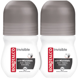 Borotalco Deo Roll-on Invisible, 2 x 50 ml