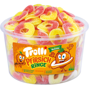Trolli Anneaux de pêches, 150 pièces