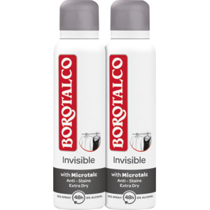 Borotalco Deo Spray Invisible, 2 x 150 ml