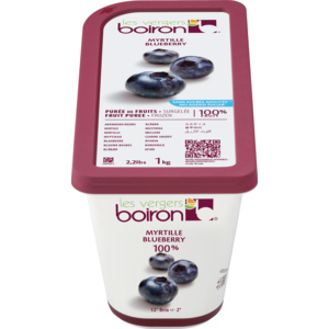 Boiron Heidelbeer Püree, ohne Zucker TK, 1 kg