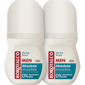 Borotalco Deo Roll-on Men Invisible, 2 x 50 ml Borotalco Deo Roll-on Men Invisible, 2 x 50 ml