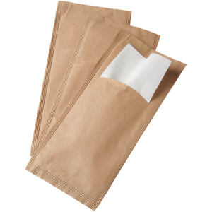 Economy Bestecktasche mit Serviette, 2-lagig, 38 x 38 cm, weiss, 125 St Economy Bestecktasche mit Serviette, 2-lagig, 38 x 38 cm, weiss, 125 St