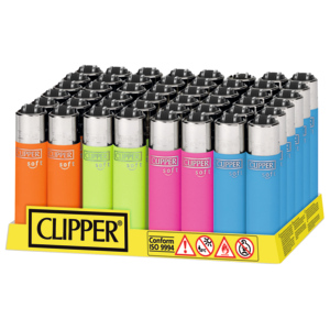 Clipper Feuerzeug Soft Touch Classic Micro, Pack zu 48 St Clipper Feuerzeug Soft Touch Classic Micro, Pack zu 48 St