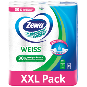 In/Out Zewa Wisch & Weg Haushaltspapier, 48 Blatt, 16 Ro In/Out Zewa Wisch & Weg Haushaltspapier, 48 Blatt, 16 Ro