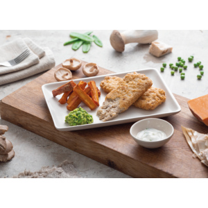 Veganes Jackfruit Schnitzel, tiefgekühlt, Vietnam, 4 x 1,2 kg Veganes Jackfruit Schnitzel, tiefgekühlt, Vietnam, 4 x 1,2 kg
