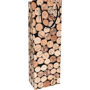 Flaschentragetasche Korken 12 x 37 x 8 cm Flaschentragetasche Korken 12 x 37 x 8 cm