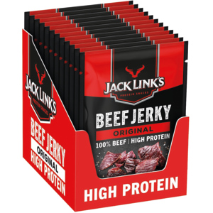 Jack Link's Beef Jerky Original 25 g, 12 x 25 g, Brasilien Jack Link's Beef Jerky Original 25 g, 12 x 25 g, Brasilien