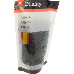 Quality Oliven Hojiblanca schwarz in Scheiben, 10 x 500 g