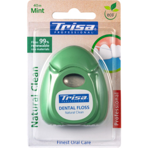 Trisa Zahnseide Natural Clean, mint, 40 m Trisa Zahnseide Natural Clean, mint, 40 m