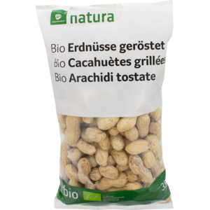 Natura Bio Erdnüsse geröstet, 14 x 350 g