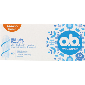 o.b. Tampons Pro Comfort super, 32 St o.b. Tampons Pro Comfort super, 32 St