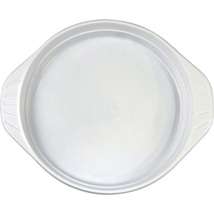 Teller mit Anfasser Ø 22 cm weiss Pack zu 100 Stück Teller mit Anfasser Ø 22 cm weiss Pack zu 100 Stück