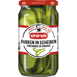 Chirat Gurken, in Scheiben, 445 g