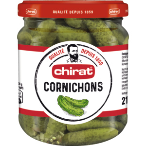 Chirat Cornichons, 9 x 210 g Chirat Cornichons, 9 x 210 g