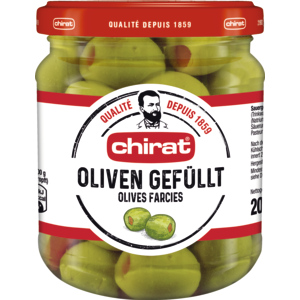 Chirat Oliven gefüllt, 205 g Chirat Oliven gefüllt, 205 g