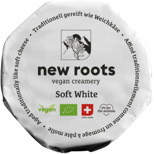 New Roots Soft White, Weichkäse vegan, 120 g New Roots Soft White, Weichkäse vegan, 120 g