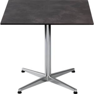 Dark Slate HPL Tisch 80 x 80 cm Dark Slate HPL Tisch 80 x 80 cm