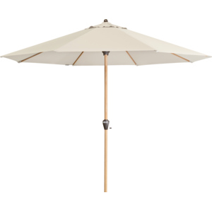 Doppler Sonnenschirm Alu Wood Ultra, natur, Ø 350 cm, Gestell aus Aluminium, mit Kurbel, LSF 50+ Doppler Sonnenschirm Alu Wood Ultra, natur, Ø 350 cm, Gestell aus Aluminium, mit Kurbel, LSF 50+