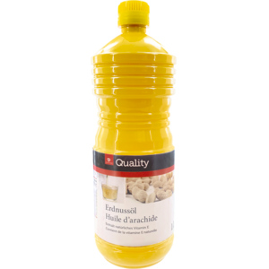 Quality Erdnussöl, 12 x 1 l Quality Erdnussöl, 12 x 1 l