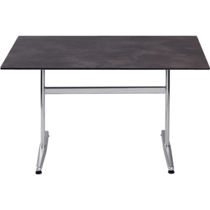 Dark Slate HPL Tisch 120 x 80 cm