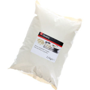 Quality Couverture Tropfen, weiss 28%, 2,5 kg Quality Couverture Tropfen, weiss 28%, 2,5 kg