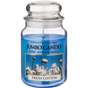 Jumbo Kerze Fresh Cotton