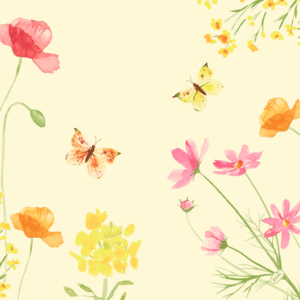 Dunisoft Servietten, 40 x 40 cm, Poppy Field, 60 St