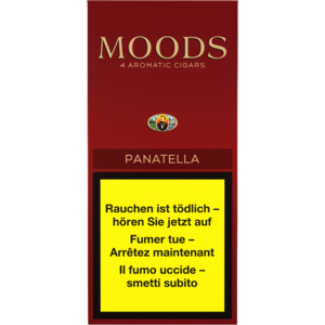 Dannemann Moods Panatella, Pack zu 5 Etuis x 4 Stück