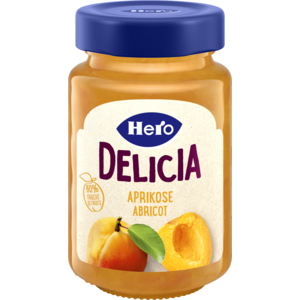 Hero Delicia Original Aprikosen Konfitüre, 60% Fruchtanteil, 8 x 290 g Hero Delicia Original Aprikosen Konfitüre, 60% Fruchtanteil, 8 x 290 g
