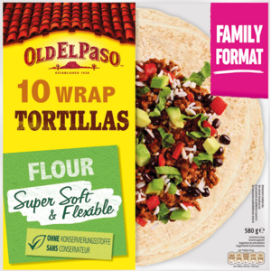 Old El Paso Family Wrap Tortillas, 580 g Old El Paso Family Wrap Tortillas, 580 g