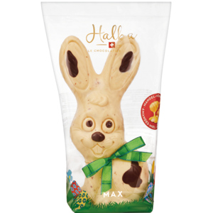 Halba Hase Bunny Weiss (Honig-Nougat) 380g Halba Hase Bunny Weiss (Honig-Nougat) 380g