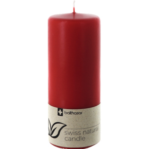 Swiss Natural, Zylinderkerze, 70 x 170 mm, 65 h, rot Swiss Natural, Zylinderkerze, 70 x 170 mm, 65 h, rot