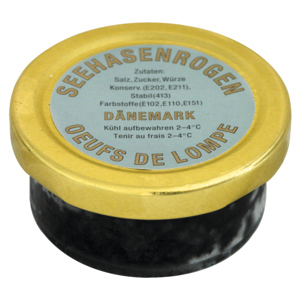 Seehasen Rogen, pasteurisiert, 50 g Seehasen Rogen, pasteurisiert, 50 g