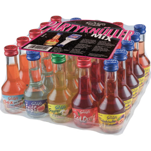 Partyknüller 16-20%, Pflaume, Feige, Sex on the Beach, Saurer Apfel, Red Berry, 25 x 2cl
