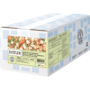 Ditzler Gemüse-Mix mit Champignons, TK, 2 x 2,5 kg