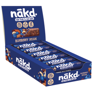 Nakd Blueberry Delight, 18 x 35 g