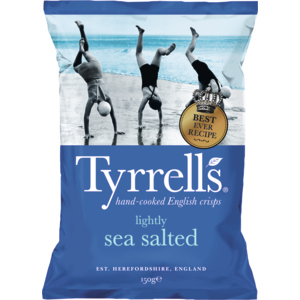 Tyrrells Chips Lightly salted, 10 x 150 g Tyrrells Chips Lightly salted, 10 x 150 g