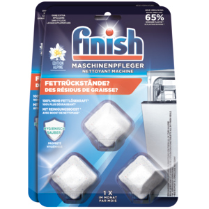 Finish Maschinenpfleger Tabs, Duo Edition Alpine, 2 x 3 St Finish Maschinenpfleger Tabs, Duo Edition Alpine, 2 x 3 St