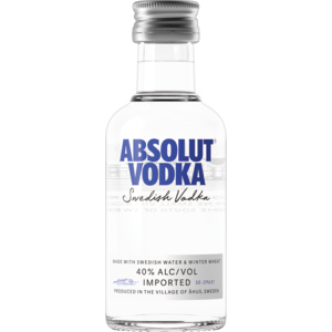 Absolut Vodka Miniature 40%, 5 cl Absolut Vodka Miniature 40%, 5 cl