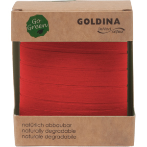 Baumwollband rot 10 mm x 100 m