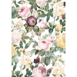 Geschenkpapier Rosen 70 cm x 50 m