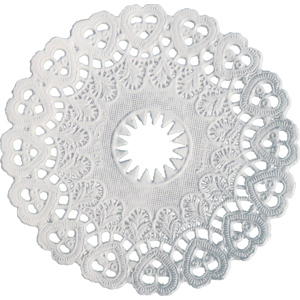 Kerzenmanschetten, 10 cm, weiss, 100 St Kerzenmanschetten, 10 cm, weiss, 100 St