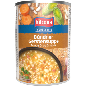 Hilcona Bündner Gerstensuppe, 6 x 415 g Hilcona Bündner Gerstensuppe, 6 x 415 g