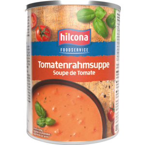 Hilcona Tomaten-Rahm-Suppe, 6 x 415 g Hilcona Tomaten-Rahm-Suppe, 6 x 415 g