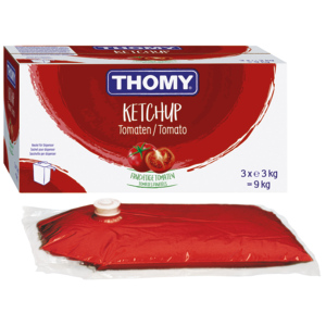 Thomy Tomato Ketchup für Dispenser, 3 kg Thomy Tomato Ketchup für Dispenser, 3 kg