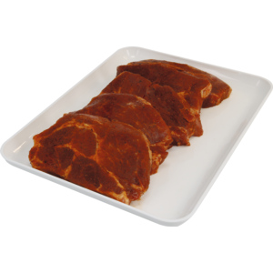 Schweins-Hals Schnitzel, gesteakt gewürzt, GNW Schweins-Hals Schnitzel, gesteakt gewürzt, GNW