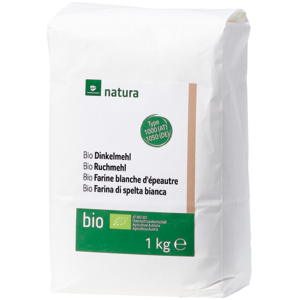 Natura Bio Dinkelmehl hell, 1 kg Natura Bio Dinkelmehl hell, 1 kg
