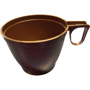 Kaffeetasse 1,5 dl braun PS Stange zu 50 Stück
